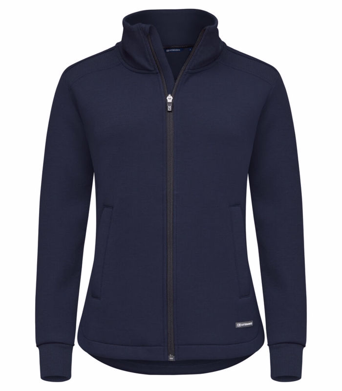 Cardigan Dame Zip Pemberton 358427 Mørk marine, str. L