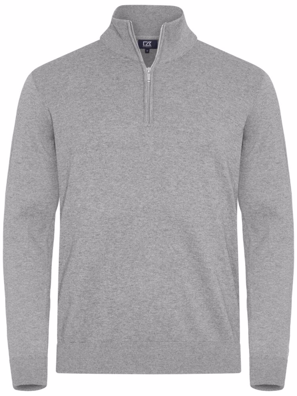 Sweater ½lyn 355428 Oakville Grey mel, str. 4XL