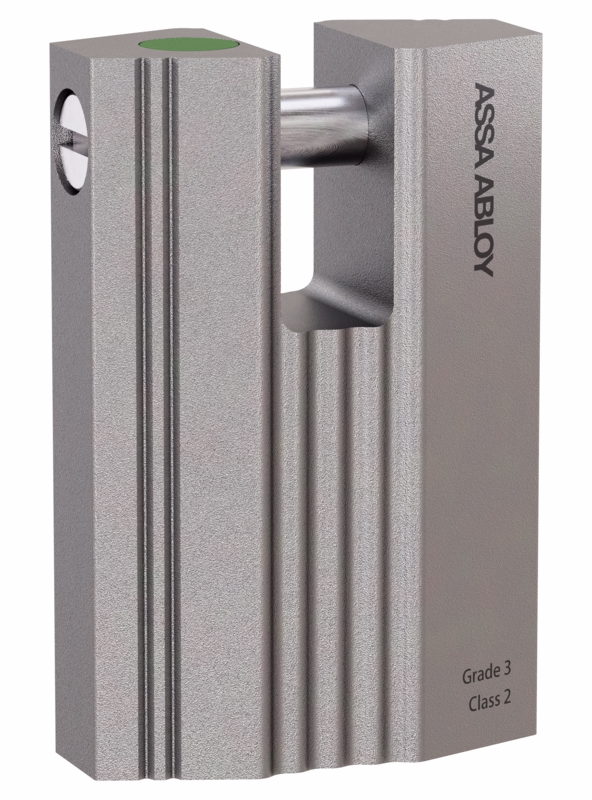 Hængelås 2649 rsl kl.2 Ø8mm stålbolt