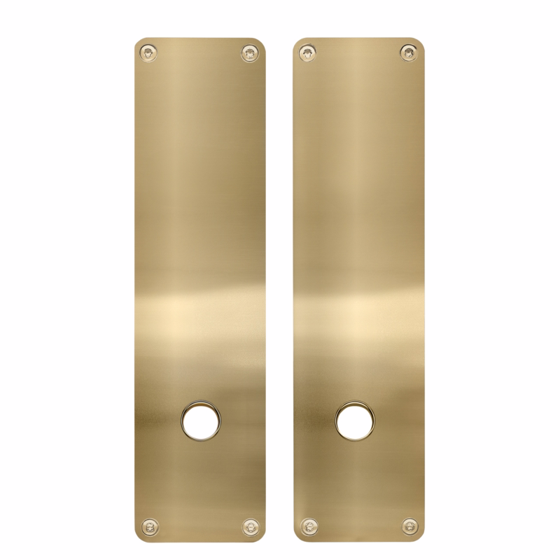 Langskilte mess 215x55x2mm glat Assa P1301.90