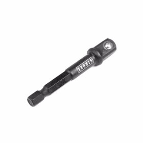 STROXX - Topholder slagfast m/ 1/4" sekskant og 3/8" udv. firkant