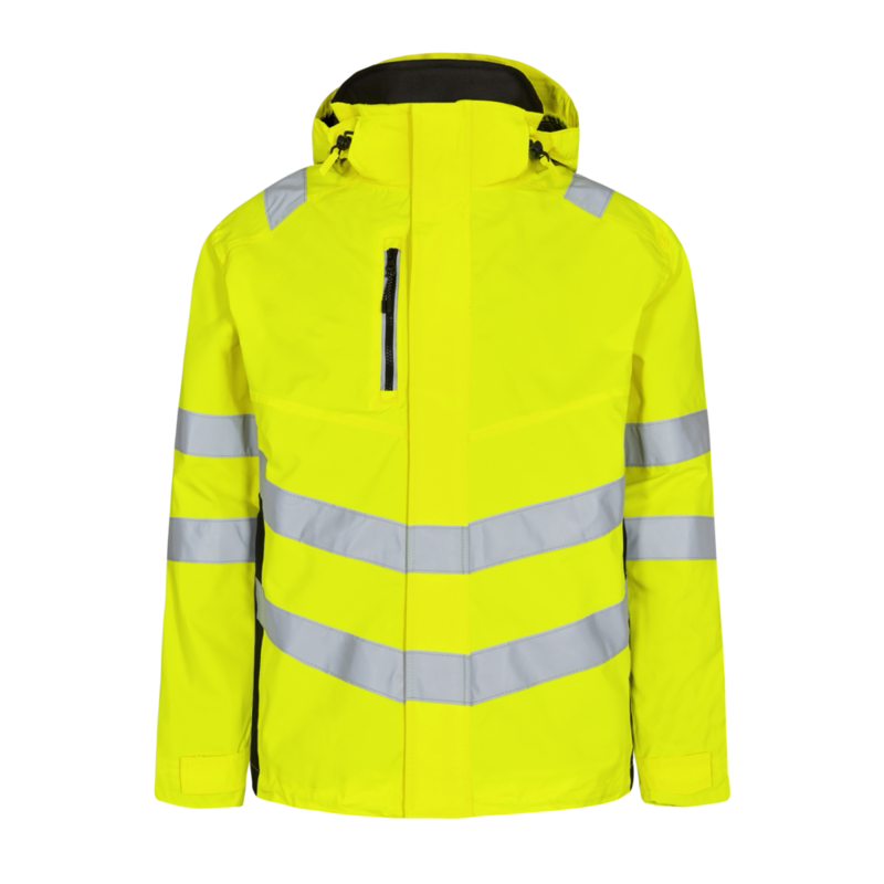 Skaljakke Hi-vis 1146 Gul/sort, str. 5XL