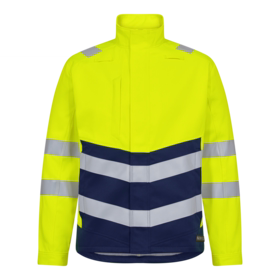 F. Engel - Arbejdsjakke Hi-vis 1321 Gul/blue ink
