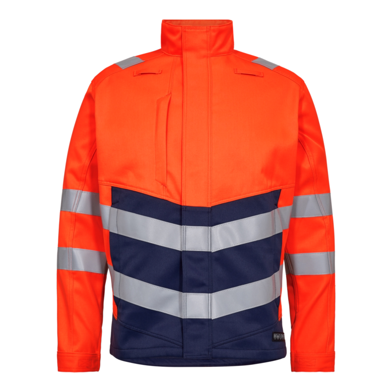 Arbejdsjakke Hi-vis 1321 Orange/blue ink, str. 3XL