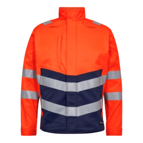 F. Engel - Arbejdsjakke Hi-vis 1321 Orange/blue ink