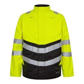 F. Engel - Softshelljakke Hi-vis 1324 Gul/sort