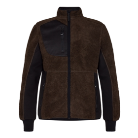 F. Engel - Fiberjakke 1362 Mokkabrun/sort