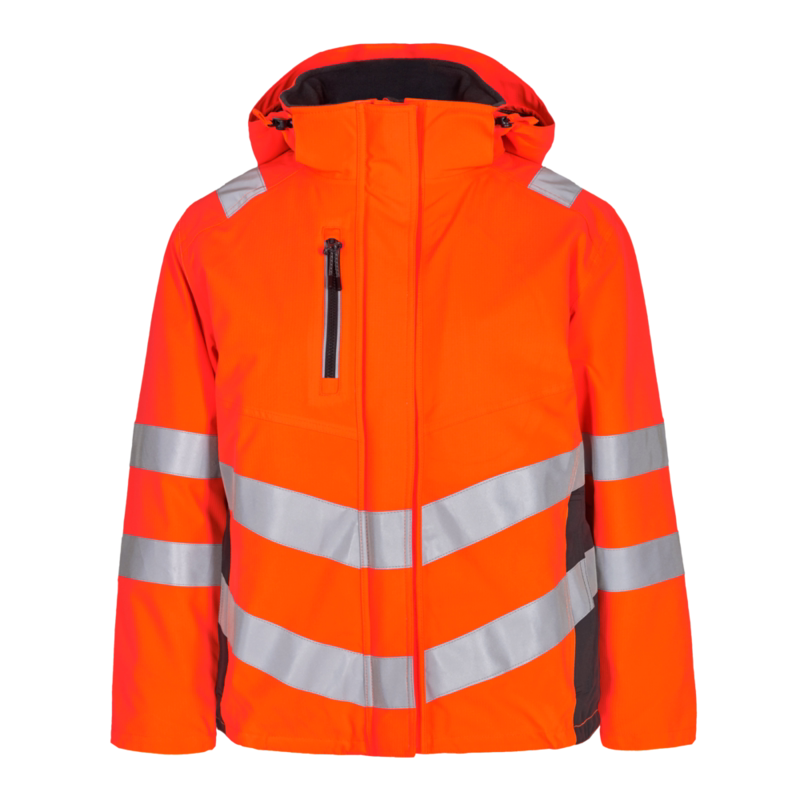 Vinterjakke Dame Hi-vis 1943 Orange/antrazitgrå, str. XS