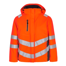 F. Engel - Vinterjakke Dame Hi-vis 1943 Orange/antrazitgrå