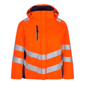F. Engel - Vinterjakke Dame Hi-vis 1943 Orange/blue ink