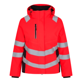 F. Engel - Vinterjakke Dame Hi-vis 1943 Rød/sort