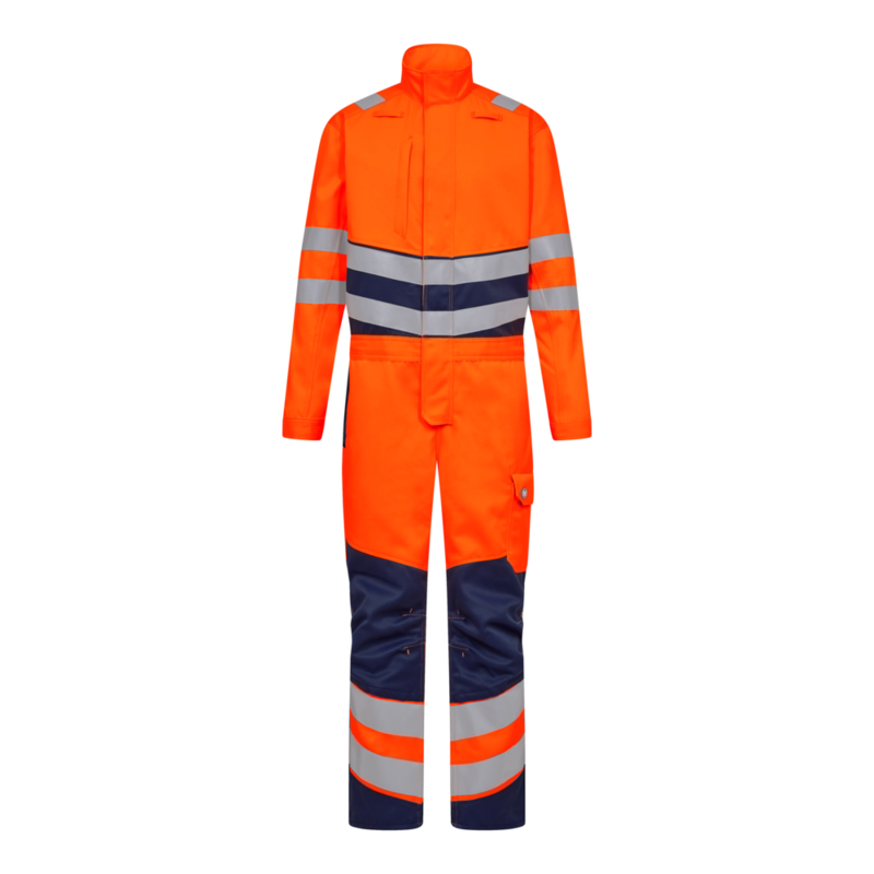 Kedeldragt Hi-vis 4231 Orange/blue ink, str. XL