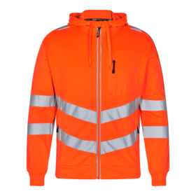 F. Engel - Sweat cardigan Hi-vis 8025 Orange