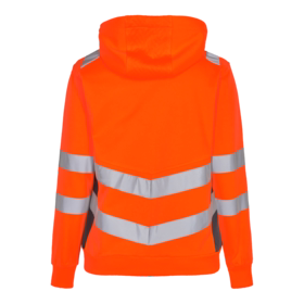 F. Engel - Sweat cardigan Dame Hi-vis 8027 Orange/antrazitgrå