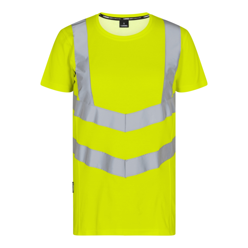 T-shirt Dame Hi-vis 9542 Gul, str. XS