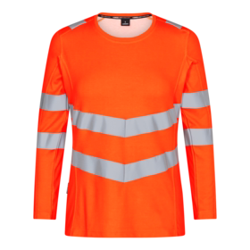 F. Engel - T-shirt L/Æ Dame Hi-vis 9543 Orange