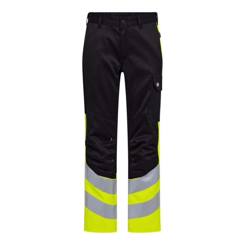 Arbejdsbuks Hi-vis 2322 Sort/gul, str. 128