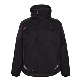 F. Engel - Vinterjakke 1410 Sort/Antracitgrå