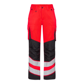 F. Engel - Arbejdsbuks Hi-vis Dame 2543 Rød/sort