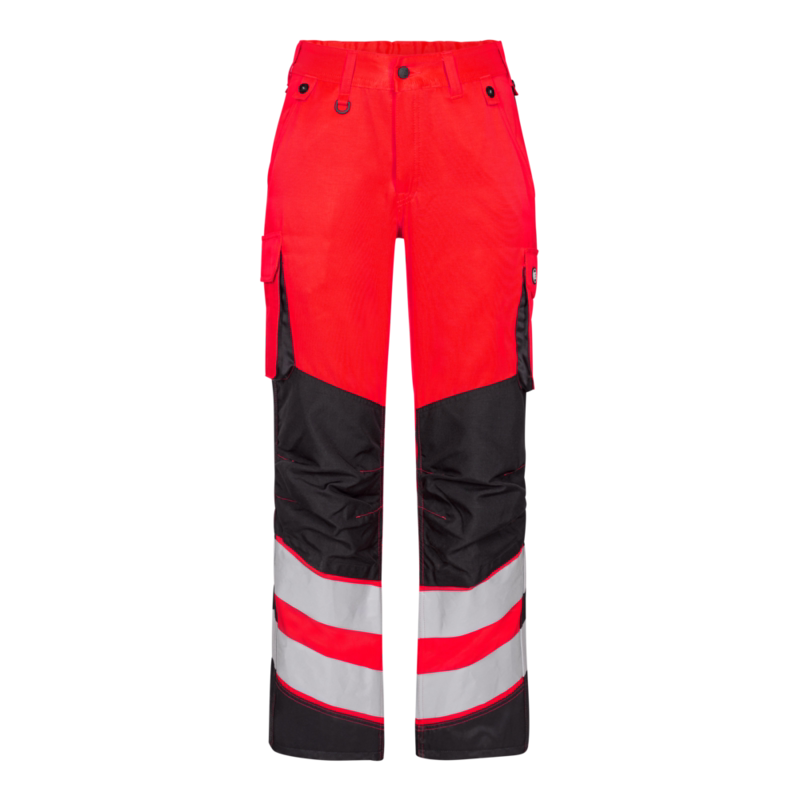 Arbejdsbuks Hi-vis Dame 2543 Rød/sort, str. 40