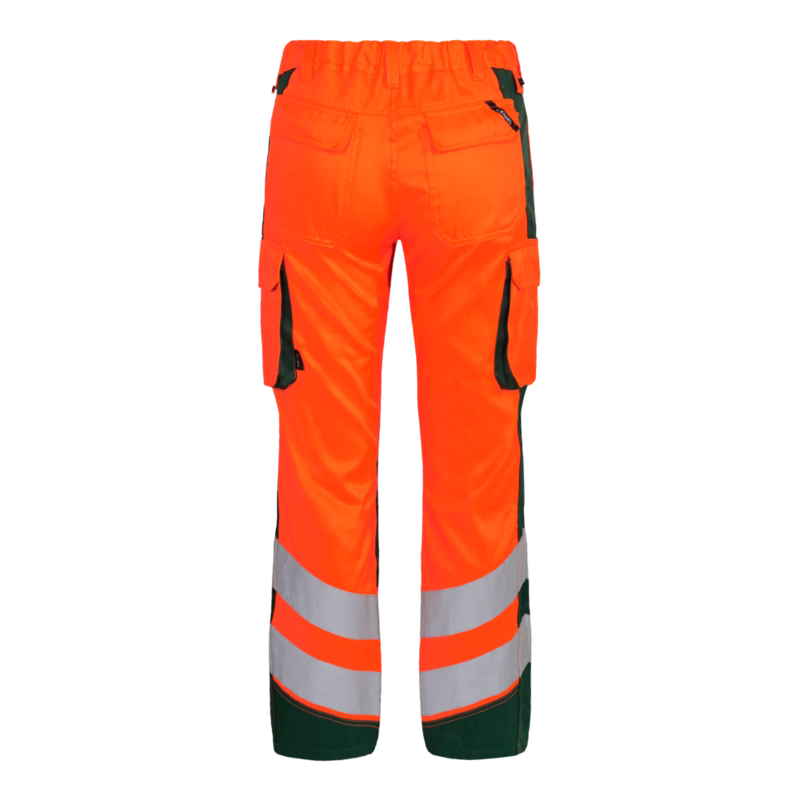 Arbejdsbuks Hi-vis Dame 2543 Orange/grøn, str. 44