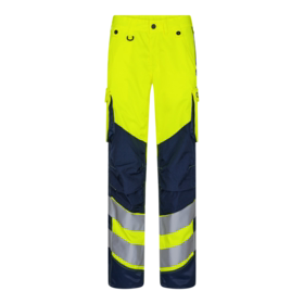 F. Engel - Arbejdsbuks Hi-vis Dame 2543 Gul/blue ink