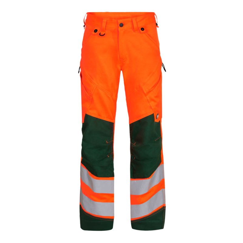Arbejdsbuks Hi-vis 2544 Orange/grøn, str. K104