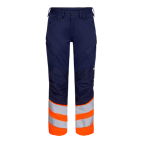 F. Engel - Arbejdsbuks Hi-vis 2546 Blue ink/orange