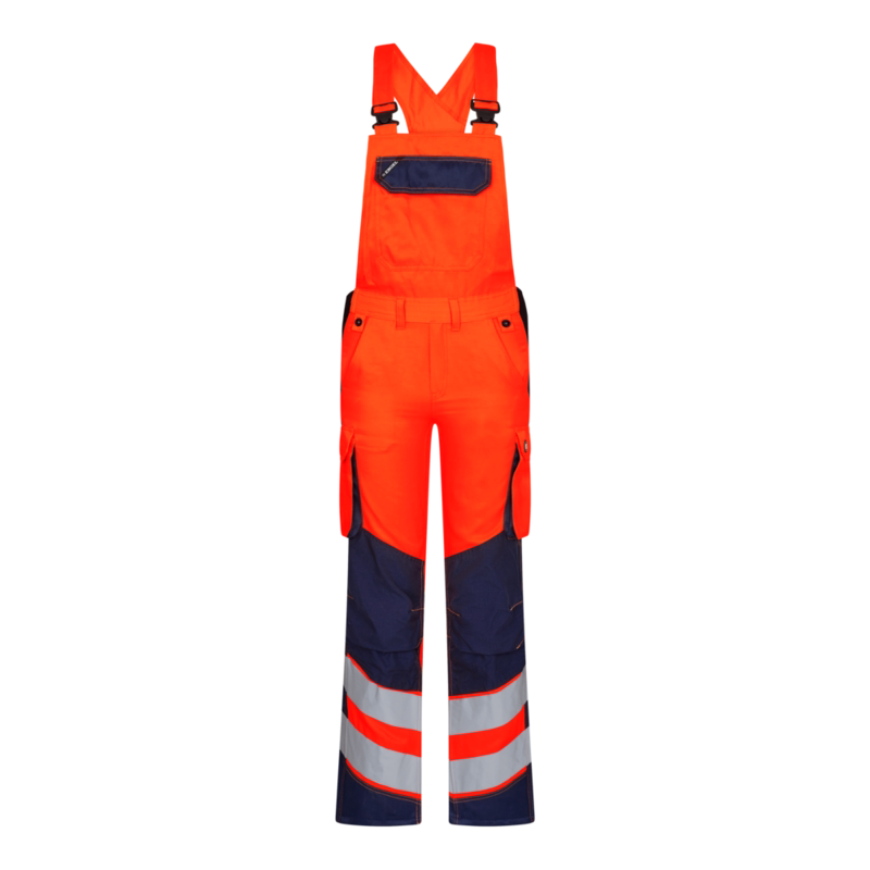 Overalls Hi-vis Dame 3543 Orange/blue ink, str. 38