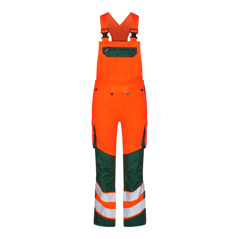 Overalls Hi-vis Dame 3543 Orange/grøn, str. 36
