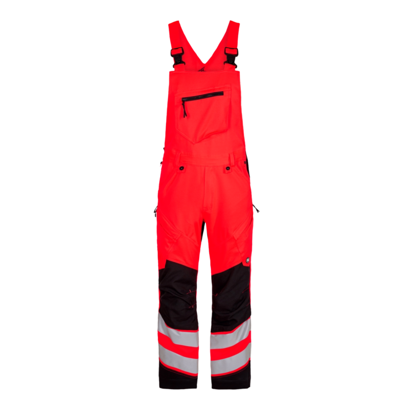 Overalls Hi-vis 3544 Rød/sort, str. 116