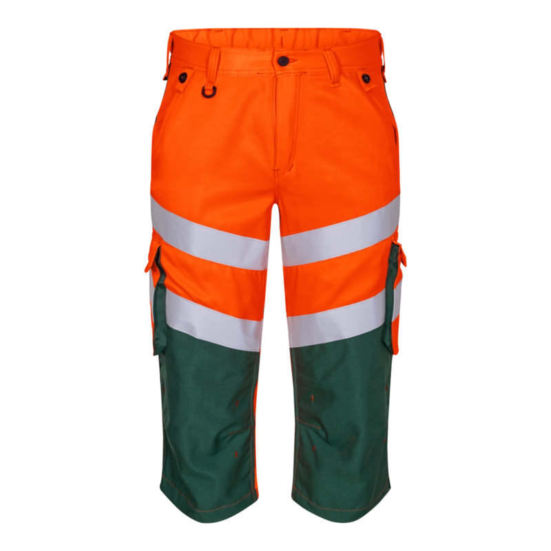 Knickers Hi-vis 6544 Orange/grøn, str. 104