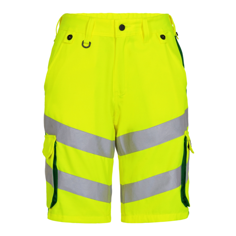 Arbejdsshorts Hi-vis 6545 Gul/grøn, str. 108
