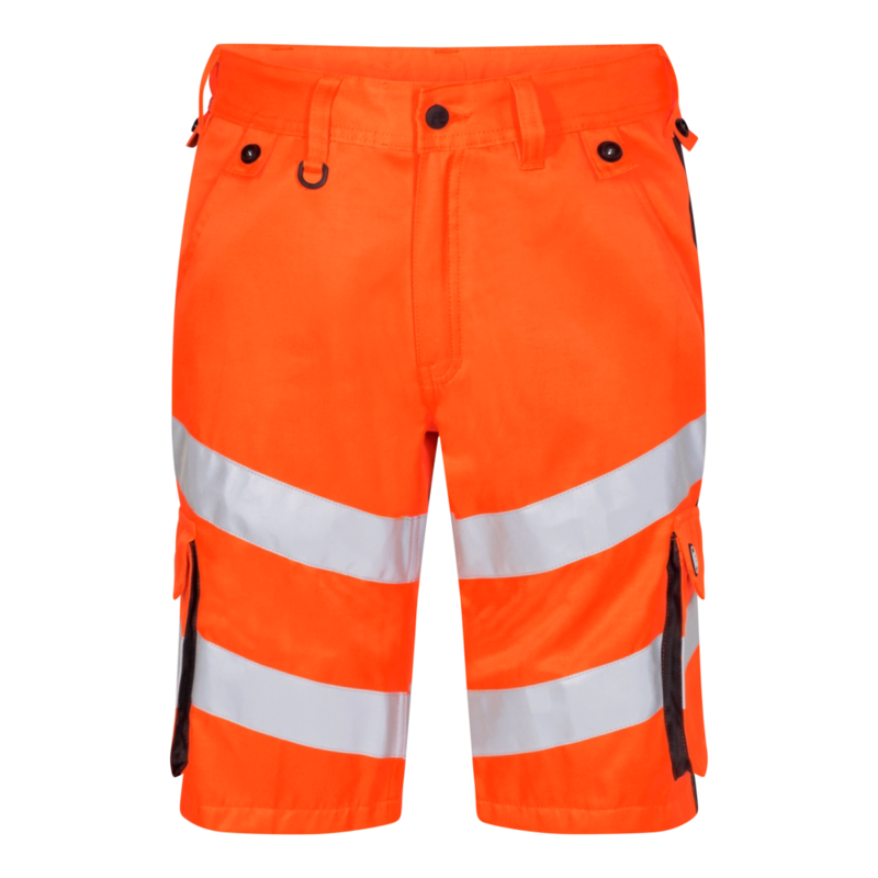 Arbejdsshorts Hi-vis 6545 Orange/antrazitgrå, str. 80