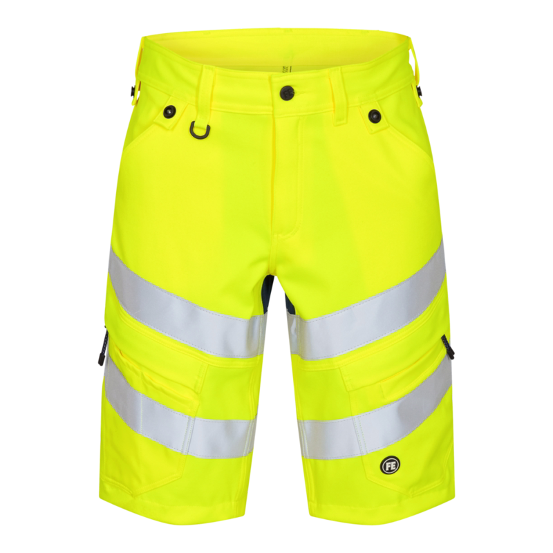 Arbejdsshorts Hi-vis 6546 Gul/blue ink, str. 120