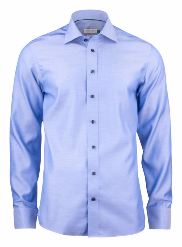 Skjorte Green Bow 2900102 Slim Midblue, str. L