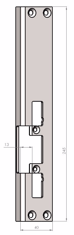 Stolpe t/el-slutblik SC83V t/ES17/19