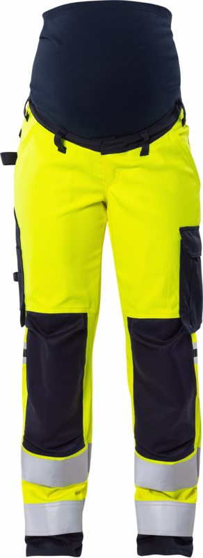 Arbejdsbuks Gravid Dame 133137 Hi-vis gul/marine str. 36