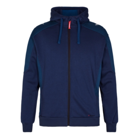 F. Engel - Hættetrøje m/lyn 8820 Blue Ink/Dark Petrol