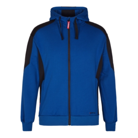 F. Engel - Hættetrøje m/lyn 8820 Surfer Blue/Sort