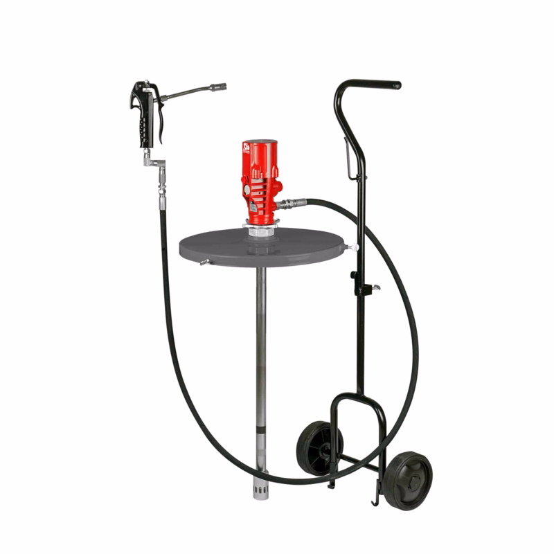 Smøreapparat trykluftdreven t/50 kg fedtspand