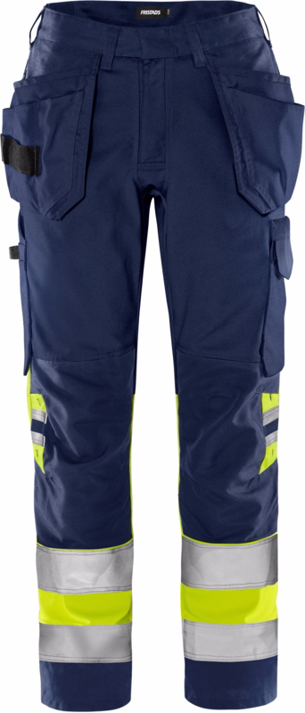 Arbejdsbuks Dame 300529 Hi-vis gul/marine, str. 44