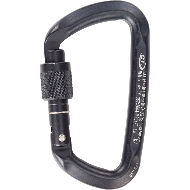 Karabinkrog H-294-SG D-shape Sort 19 mm