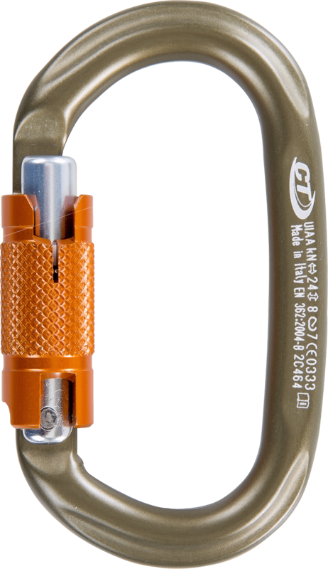 Karabinkrog H-286-WG Pillar Orange/brun 21 mm