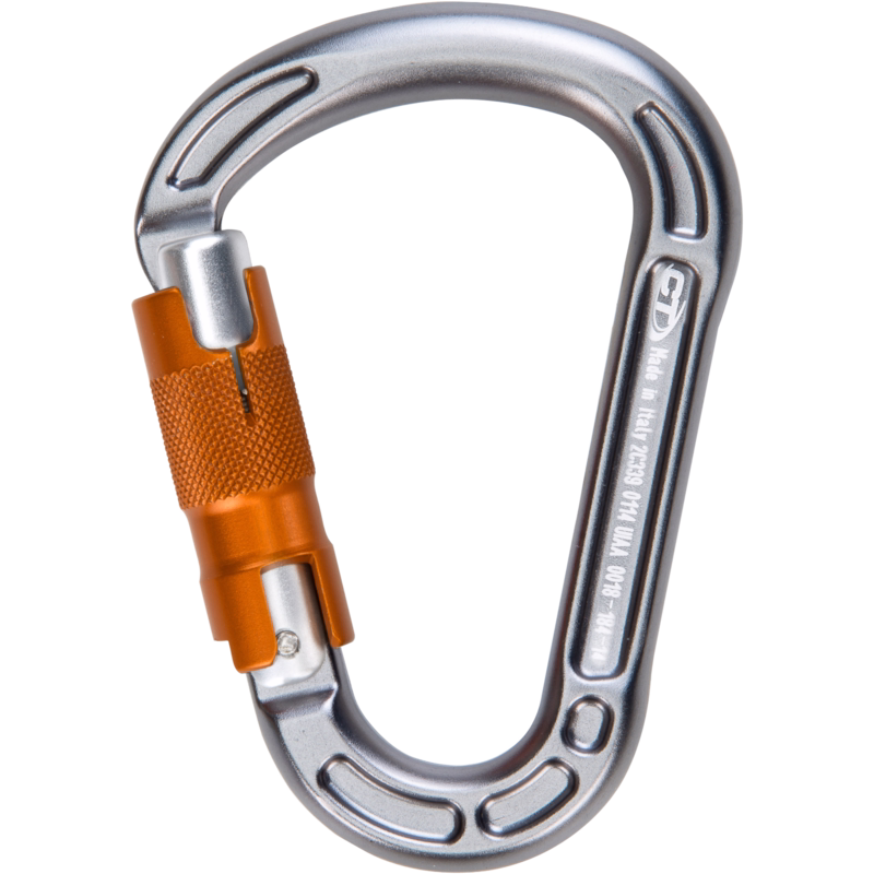 Karabinkrog H-281-WG Concept Sølv/orange 21 mm