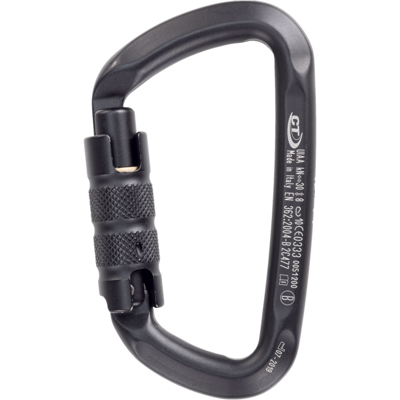 Karabinkrog H-294-TG D-shape Sort 19 mm