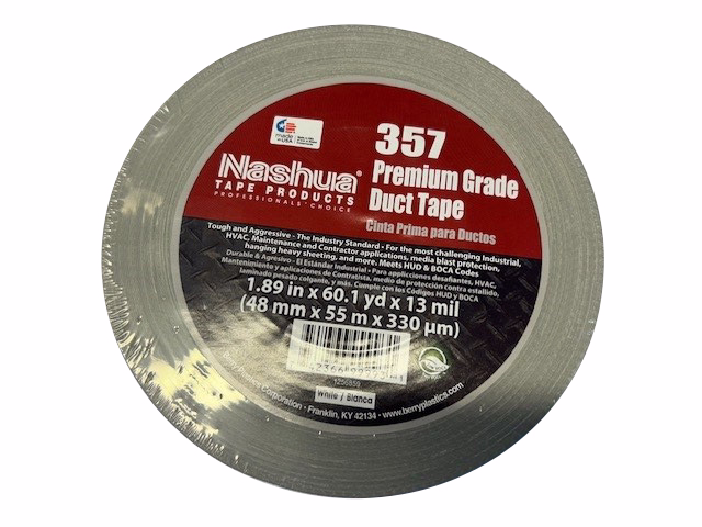 Lærredstape hvid 48mmx55m