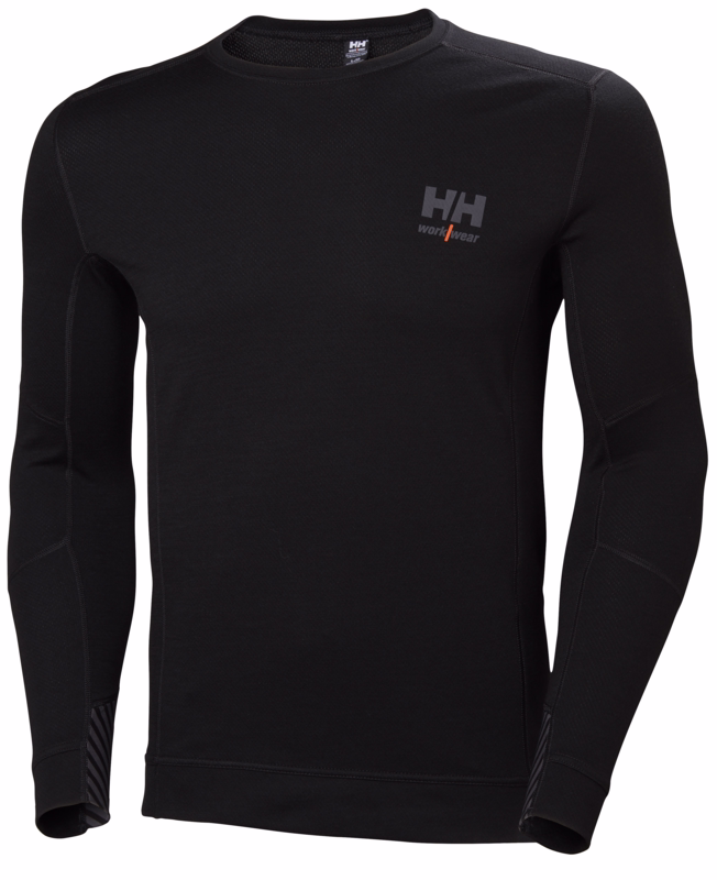 Undertrøje L/Æ Merino Lifa 75106 Black, str. XL