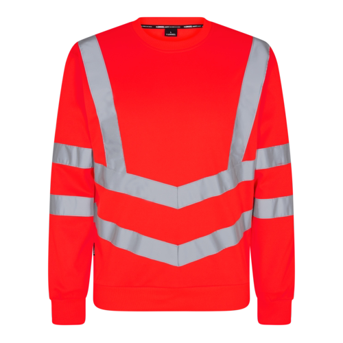 Sweatshirt Hi-vis 8021 Rød, str. 6XL