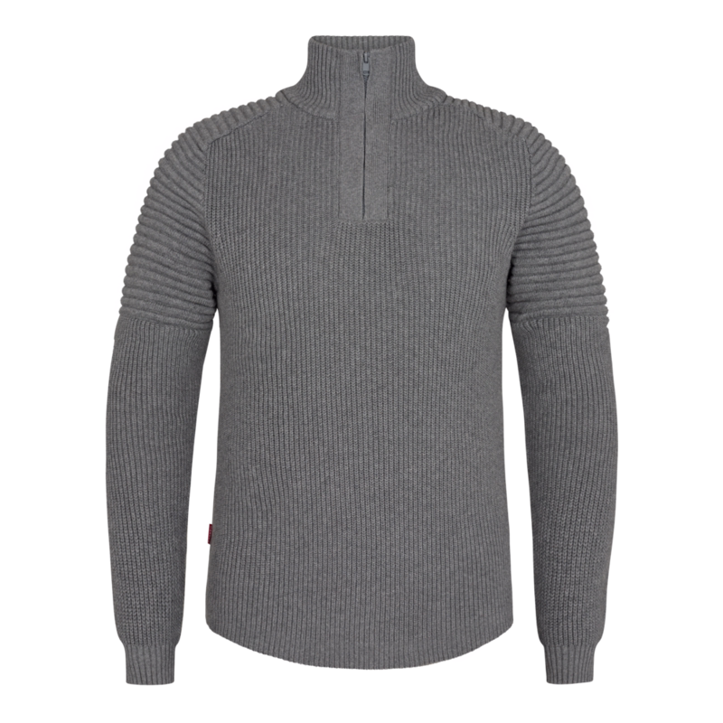 Striktrøje 8110 Gråmelange, str. S